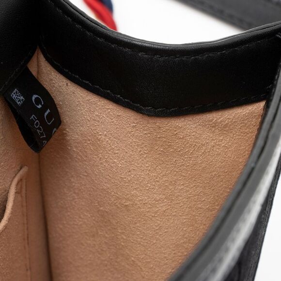 Gucci GG Velvet Web Sylvie Mini Top Handle - Picture 10 of 14